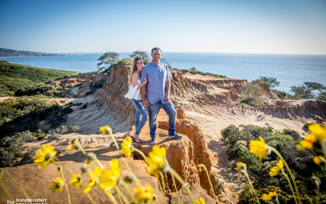 Torrey Pines Engagement Session with Elyce + Travis