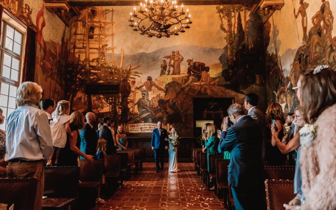 Santa Barbara Courthouse Wedding and Micro Wedding Photography by the Brooks Institute of Photography Graduate Brandon Colbert Photography