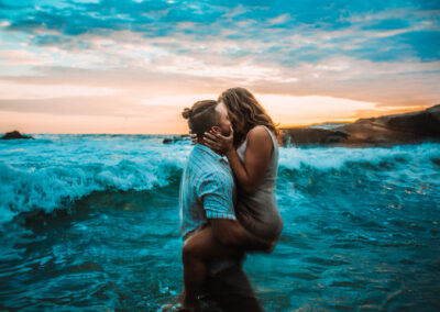 Beach and Underwater Engagement Session Photographer San Diego