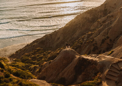 La Jolla Surprise Engagement Proposal Photography on the beach in San Diego