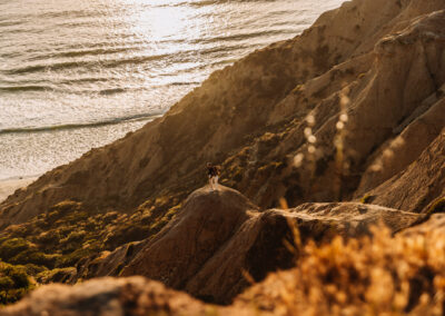La Jolla, California Surprise Engagement Proposal Photography on the beach in San Diego