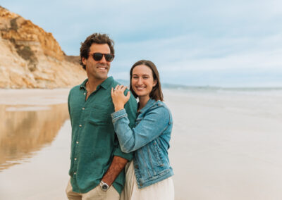 Surprise Engagement Proposal Photography on the beach in San Diego
